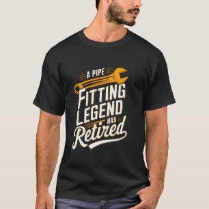 Retired Plumber Pipefitter Retired Men Funny Sarca T-Shirt