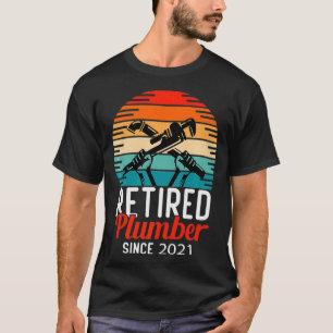 Retired Plumber Since 2021 Retro Vintage Premium T-Shirt