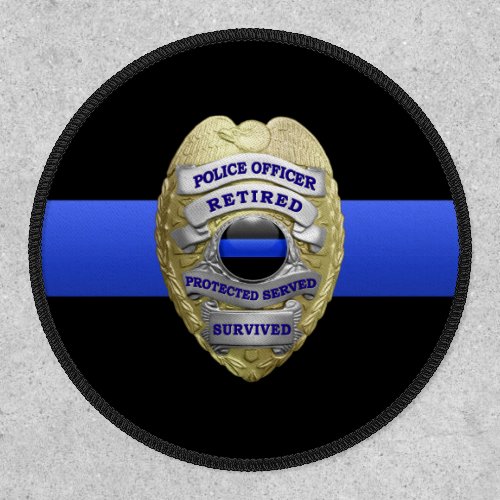 Retired Police Badge