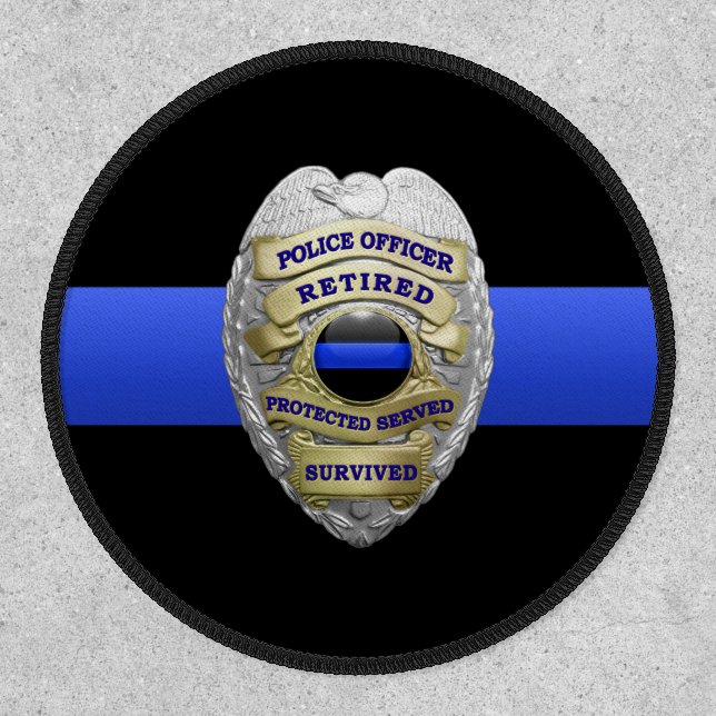 Retired Police Badge (Front)