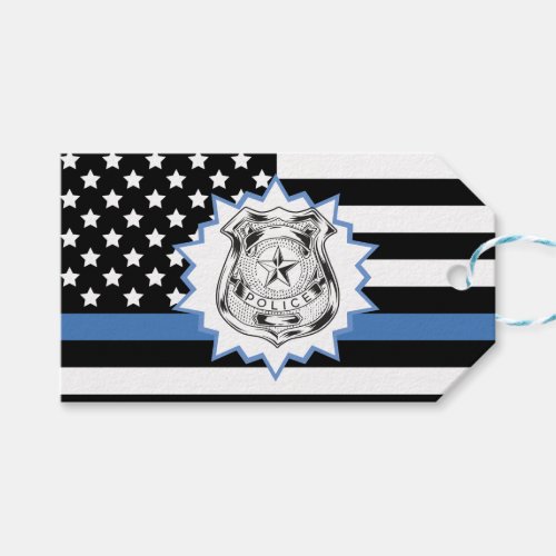 Retired Police Congratulations Retirement Gift Tags
