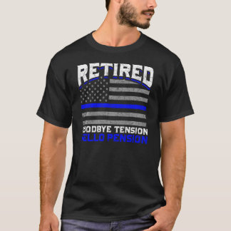 Retired Police Officer Old Men  Idea Police T-Shirt