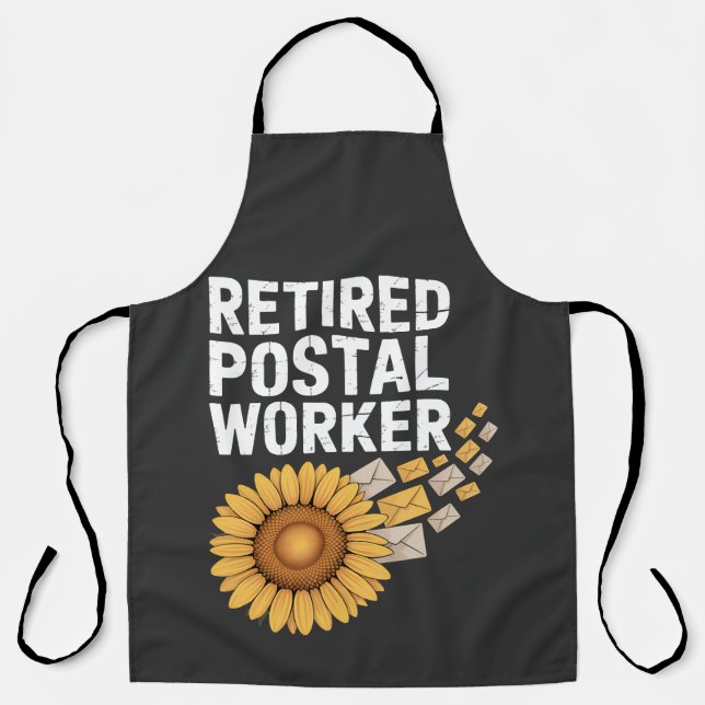 Retired Postal Worker Apron (Front)
