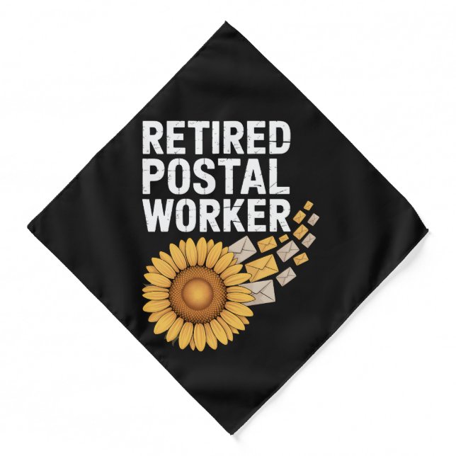 Retired Postal Worker Bandana (Front)