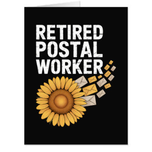 Retired Postal Worker Card