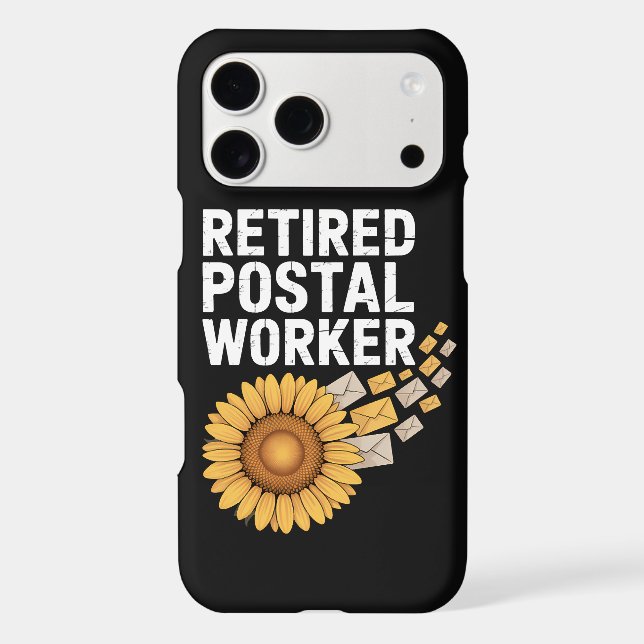 Retired Postal Worker Case-Mate iPhone Case (Back)