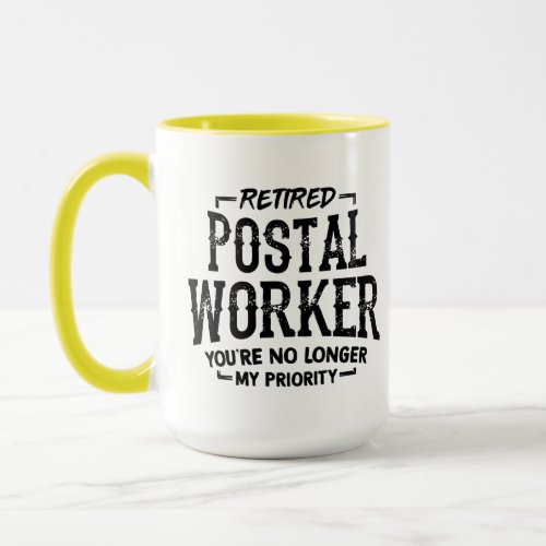 Retired Postal Worker Coworker Leaving Party Mug