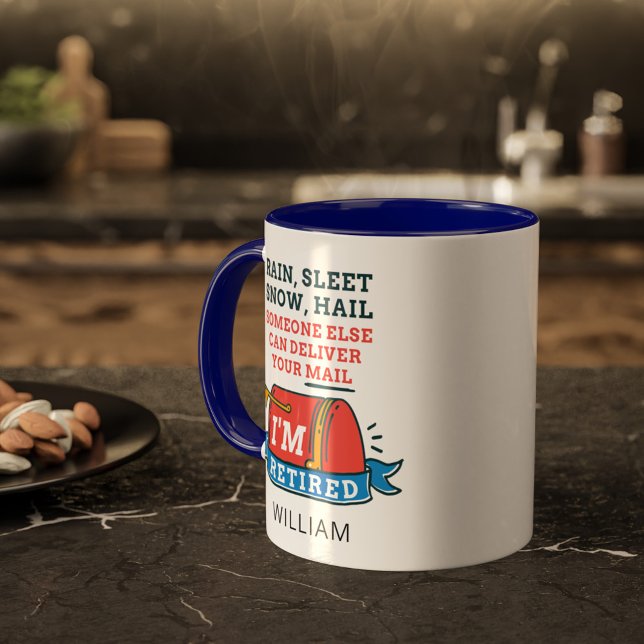 Retired Postal Worker Custom Mailman Retirement Mug (Creator Uploaded)