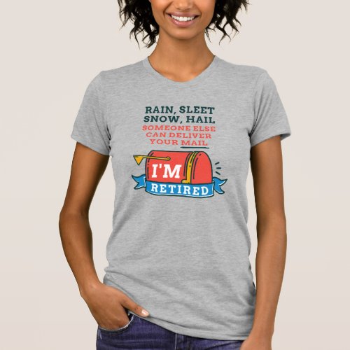 Retired Postal Worker Custom Mailman Retirement T_Shirt