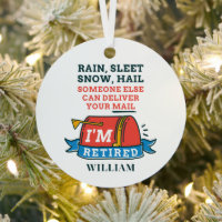 Retired Postal Worker Keepsake Mailman Retirement