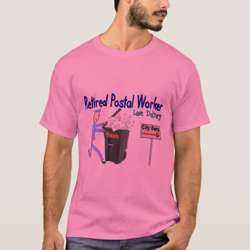 Retired Postal Worker Last Delivery T_Shirt