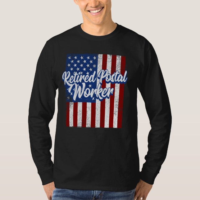 Retired Postal Worker Learning Mailman Retirement T-Shirt (Front)