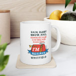 Retired Postal Worker Mailman Retirement Custom Giant Coffee Mug<br><div class="desc">Cute and funny personalized retirement mailman parting gift for the postal worker who's retiring after a long service delivering all those mails under any weather condition. 

Great gift idea to remember you by. Add a name by clicking the "Personalize" button</div>