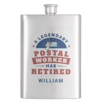 Retired Postal Worker Mailman Retirement Funny  Fl