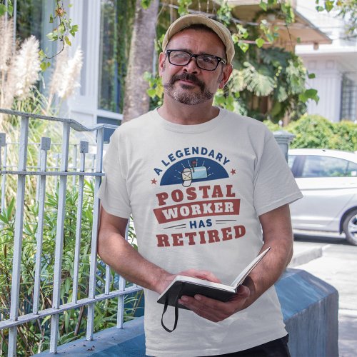 Retired Postal Worker Mailman Retirement Funny T_Shirt