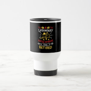 Retired Postal Worker Mailman Retirement Gift Travel Mug
