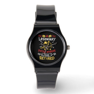 Retired Postal Worker Mailman Retirement Gift Watch