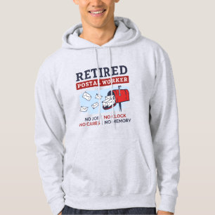 Retired Postal Worker Mailman Retirement Hoodie