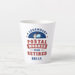Retired Postal Worker Mailman Retirement Keepsake Latte Mug