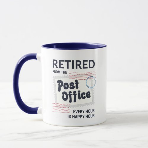 Retired Postal Worker Mailman Retirement Party Mug
