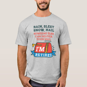 Retired Postal Worker Mailman Retirement T-Shirt