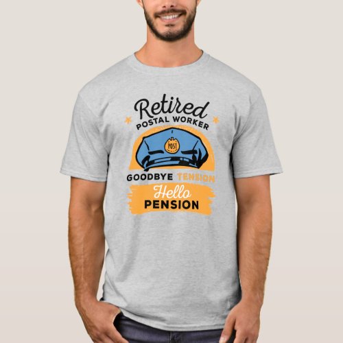 Retired Postal Worker Mailman Retirement T_Shirt