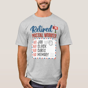 Retired Postal Worker Mailman Retirement T-Shirt