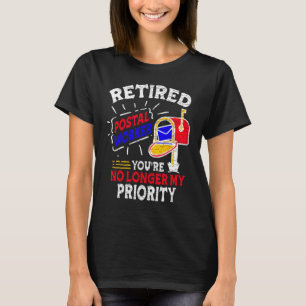 Retired Postal Worker Mailman T-Shirt