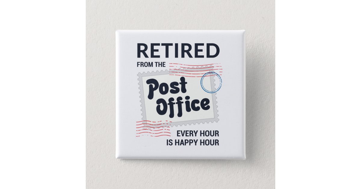 Postal Worker Retirement Mailman I'm Retired Funny Patch