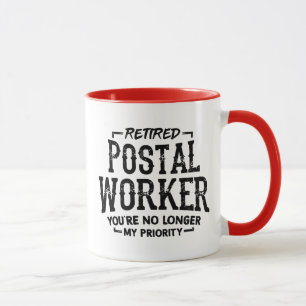 Retired Postal Worker Retirement Mailman Funny Mug