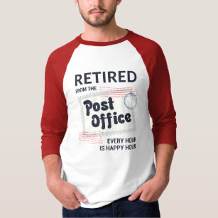 Retired Postal Worker Retirement Mailman Funny T-Shirt