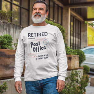 Retired Postal Worker Retirement Mailman Funny T-Shirt