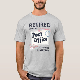 Retired Postal Worker Retirement Mailman Funny  T-Shirt