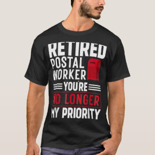 Retired Postal Worker Retirement Party Present T-Shirt