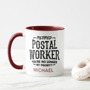 Retired Postal Worker Retirement Personalized Mug
