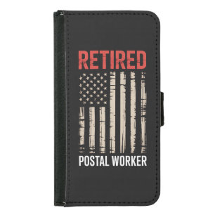 Retired Postal Worker Retirement Samsung Galaxy S5 Wallet Case