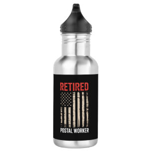 Retired Postal Worker Retirement Stainless Steel Water Bottle