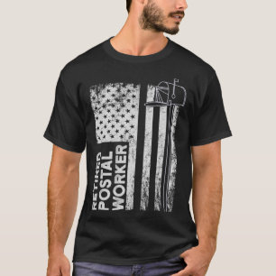 Retired Postal Worker Scoring Mailman Retirement D T-Shirt