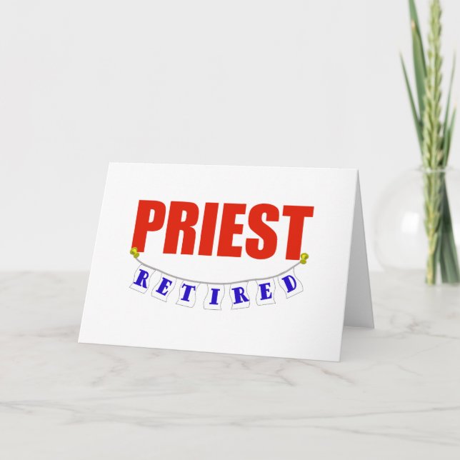 RETIRED PRIEST CARD (Front)