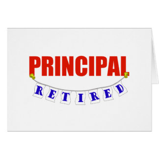 Principal Retirement Gifts on Zazzle