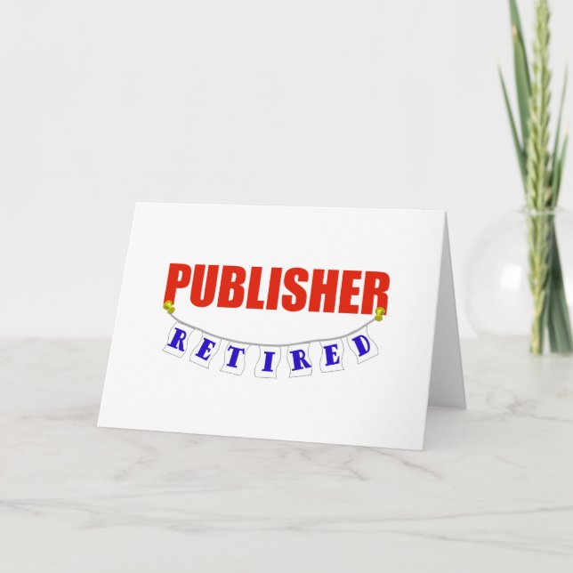 RETIRED PUBLISHER CARD (Front)