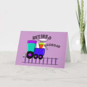Retired Railroad Worker Gifts Card