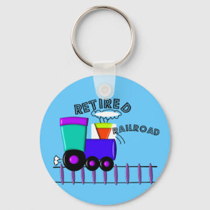 Retired Railroad Worker Gifts Keychain