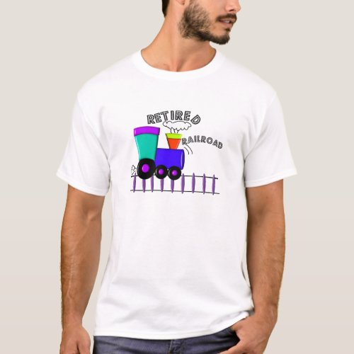 Retired Railroad Worker Gifts T_Shirt