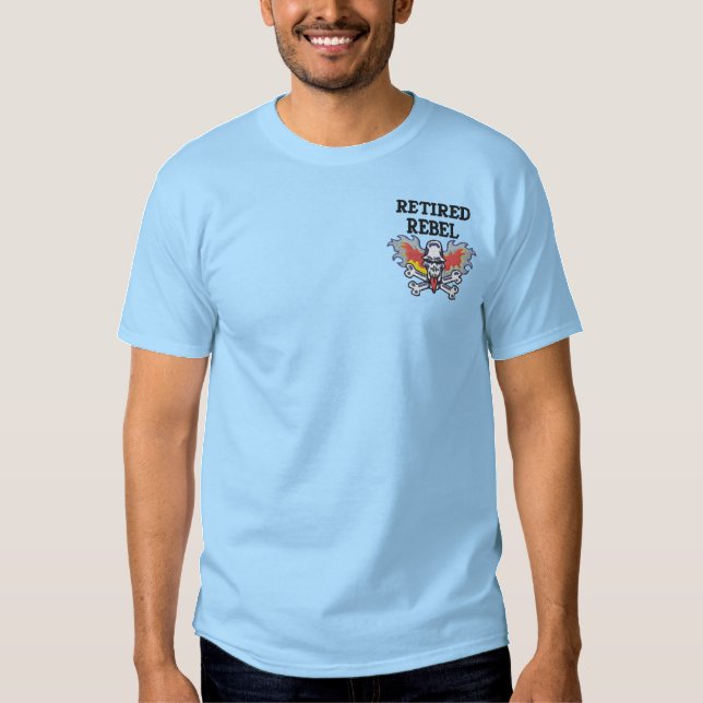 Retired Rebel Embroidered Shirt (Front)