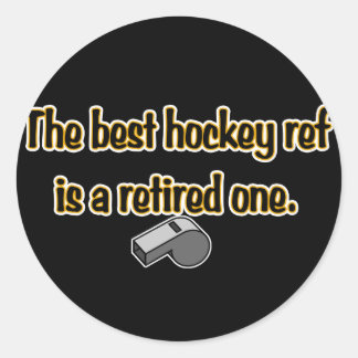 Retired Ref Classic Round Sticker