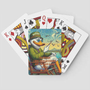 Retired & Relaxed Poker Cards