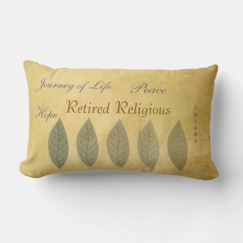 Retired Religious Inspirational Pillow
