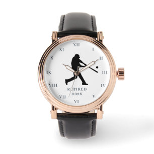 Retired Retirement Baseball Player Dad Sports Watch