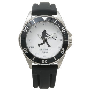 Retired Retirement Baseball Player Dad Sports Watch